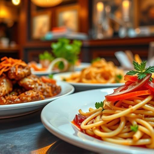 Promotional video for a local restaurant, featuring close-up shots of dishes.